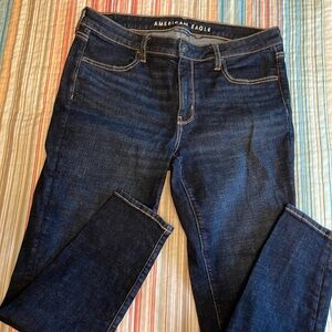 Stretch jeggings from American Eagle.